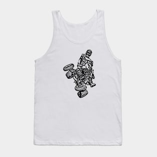 Quad Freestyle Sketch Art Tank Top